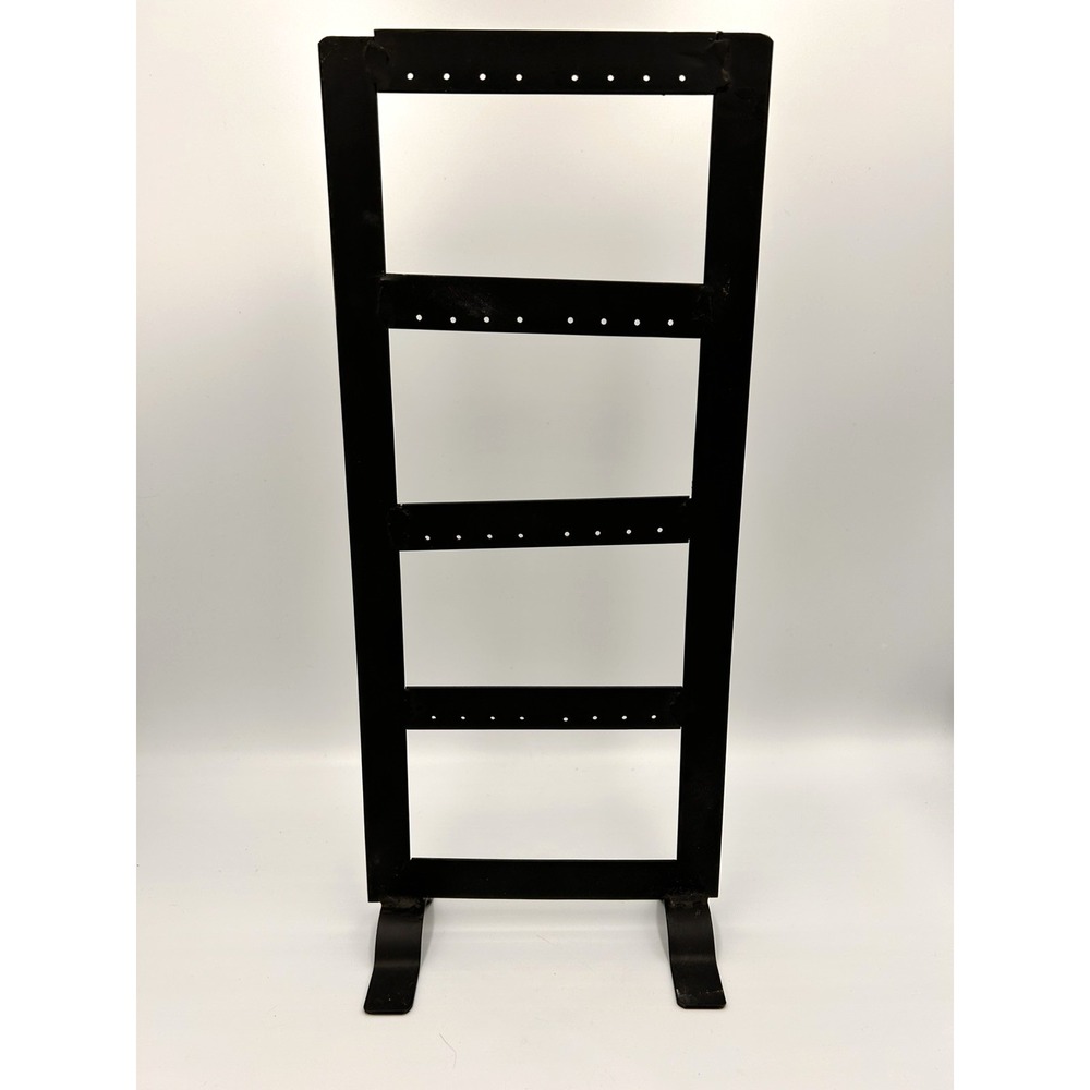 Earring Display Stand - Black Metal Freestanding Retail Craft Fair 16 pairs